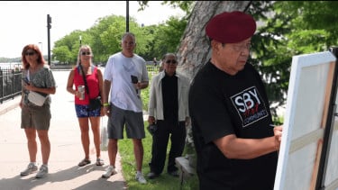 Viral SBY Melukis di Pinggir Sungai Mississippi sampai Dikerumuni Warlok, Warganet: Mereka Tau Gak Ya Beliau Mantan Presiden