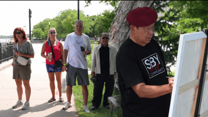 Viral SBY Melukis di Pinggir Sungai Mississippi sampai Dikerumuni Warlok, Warganet: Mereka Tau Gak Ya Beliau Mantan Presiden
