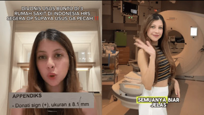 Viral Selebgram Fahira Almira Ungkap Perbedaan Diagnosis Usus Buntu di Indonesia dan Malaysia, Diduga Cuma Black Campaign?