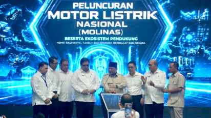 Presiden Prabowo Resmi Luncurkan Motor Listrik Nasional: Ini Salah Satu Contoh "Indonesia Incorporated"