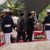 Prabowo Tiba di Gedung MPR Pukul 08.05 WIB Disambut Gibran hingga Ahmad Muzani