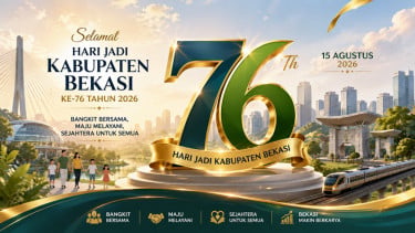 10 Ucapan Selamat Hari Jadi Kabupaten Bekasi ke-76, Cocok Dijadikan Caption Media Sosial