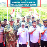 Presiden Prabowo Resmikan Jembatan Perintis Garuda di Nganjuk, Hubungkan 40 Desa