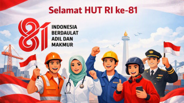 15 Ucapan Selamat HUT RI ke-81, Cocok Dikirim ke Grup Chat Kantor