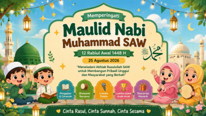 Contoh Teks Ceramah Maulid Nabi Muhammad SAW 2026 Singkat dan Menghibur, Cocok untuk Lomba SD, SMP hingga SMA