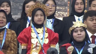 Mengenal Citra, Sosok Siswa SR Sekaligus Karateka Berprestasi yang Langsung Diperkenalkan Presiden Prabowo