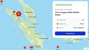 Gempa Bumi M 6,4 Guncang Simalungun Sumatera Utara, BMKG Ungkap Kondisi Terkini