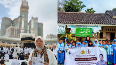 Hampir 10 Tahun Mengajar Tanpa Honor Tetap, Kapolri Berangkatkan Guru Ngaji Umrah Gratis