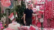 Jelang 17 Agustus, Bendera dan Pernak-pernik Kemerdekaan Ramai Diburu Warga Surabaya