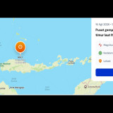 NTT Kembali Diguncang Gempa, Kali Ini Berkekuatan Magnitudo 4,1