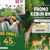 Kumpulan Promo Tiket Masuk Tempat Edukasi Satwa Spesial 17 Agustus 2026