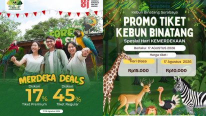 Kumpulan Promo Tiket Masuk Tempat Edukasi Satwa Spesial 17 Agustus 2026
