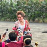 Hadiri HUT ke-81 RI, Dewi Soekarno Kaget Lihat Perubahan Wajah Baru Istana