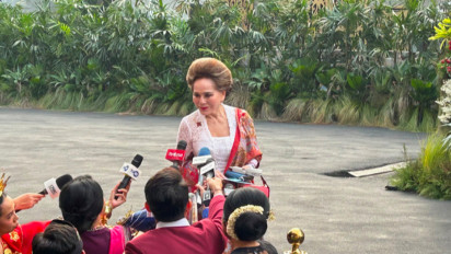 Hadiri HUT ke-81 RI, Dewi Soekarno Kaget Lihat Perubahan Wajah Baru Istana