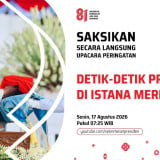 Link Streaming Upacara HUT RI ke-81 17 Agustus 2026 di Istana Merdekaa, Mulai Pukul 10.00 WIB