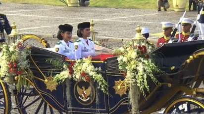Detik-detik Kereta Kencana Garuda Prabayaksa Bawa Sang Saka Merah Putih dan Teks Proklamasi ke Istana