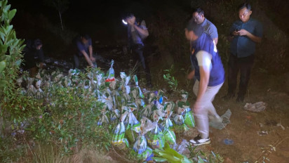 Polisi Temukan 1,6 Ton Pasir Timah Ilegal di Belitung yang Disamarkan dalam Karung Beras