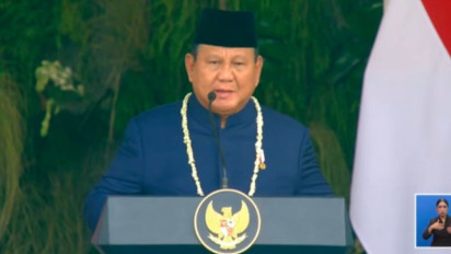 Presiden Prabowo Subianto Pimpin Upacara Detik-detik Proklamasi HUT ke-81 RI