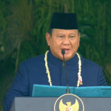 HUT ke-81 R, Prabowo Ajak Peserta Upacara Doakan Korban Bencana Sumatera dan NTT