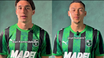 Jay Idzes Ajak Pemain Sassuolo Ucapkan Selamat Hari Kemerdekaan untuk Indonesia