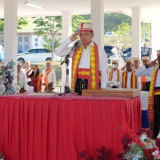 Mendagri Tito Karnavian Pimpin Upacara HUT Ke-81 Kemerdekaan RI di Lapangan Natas Lehong Manggarai Timur