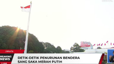 Link Streaming Upacara Penurunan Bendera Merah Putih HUT RI ke-81 di Istana Merdeka