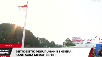 Link Streaming Upacara Penurunan Bendera Merah Putih HUT RI ke-81 di Istana Merdeka