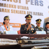 Polisi Amankan 16 Senjata Api Ilegal Hingga Ratusan Amunisi di Maluku Utara, Bekas Peninggalan Konflik Sosial Tahun 1999