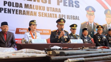 Polisi Amankan 16 Senjata Api Ilegal Hingga Ratusan Amunisi di Maluku Utara, Bekas Peninggalan Konflik Sosial Tahun 1999