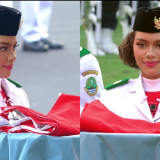 Mengenal Neeltje Deliana, Putri Papua Pembawa Baki Upacara Penurunan Bendera HUT RI ke-81