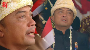Mensesneg Prasetyo Hadi Tak Kuasa Tahan Haru Saat Lantunkan ‘Tanah Airku’