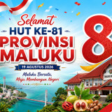 10 Ucapan Selamat HUT Provinsi Maluku ke-81, Cocok untuk Caption Media Sosial