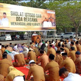 Pemkab Ogan Ilir Gelar Salat Istisqa, Ikhtiar Memohon Turun Hujan Redakan Kebakaran Hutan dan Lahan