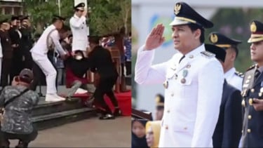 Niat Ingin Upacara Merakyat, Bupati Lucky Hakim Malah Hampir Dipeluk Wanita Diduga ODGJ