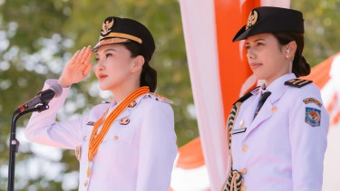 Potret Gubernur Malut Sherly Tjoanda saat Jadi Inspektur Upacara Hari Kemerdekaan 17 Agustus