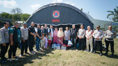 BRI Peduli Bangun 3 Posko Logistik dan 1 Dapur Umum di NTT, Direksi BRI Terjun Langsung Tinjau Lokasi Gempa