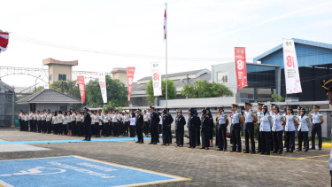 Imigrasi Sumut Gelar Upacara HUT Ke-81 RI, Pertegas Kedaulatan dan Integritas