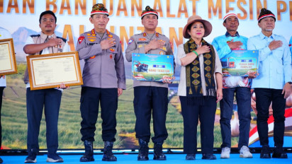Polri Dorong Percepatan Swasembada Bawang Putih, Tanam Serentak dan Panen Raya di Sembalun