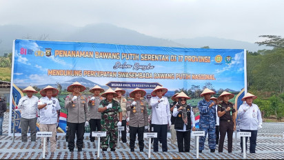 Dukung Swasembada Pangan, Muara Enim Targetkan Produksi 200 Ton Bawang Putih
