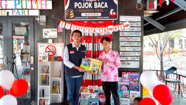 Momentum HUT ke-81 RI, Pojok Baca Bagi Anak di Pulau Lancang Resmi Beroperasi
