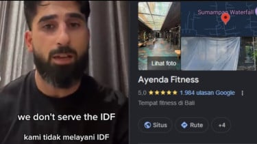 Sikap Pemilik Gym di Bali terhadap Tamu dari Israel Tuai Simpati Warga Dunia, Lokasi Usahanya Banjir Bintang 5