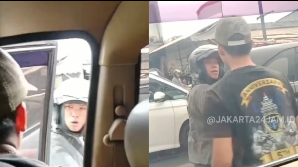 Viral, Seorang Pengendara Motor Halangi Laju Ambulans yang Bawa Pasien Kritis, Berujung Cekcok di Tengah Jalan
            - galeri foto