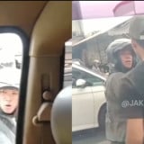 Viral, Seorang Pengendara Motor Halangi Laju Ambulans yang Bawa Pasien Kritis, Berujung Cekcok di Tengah Jalan