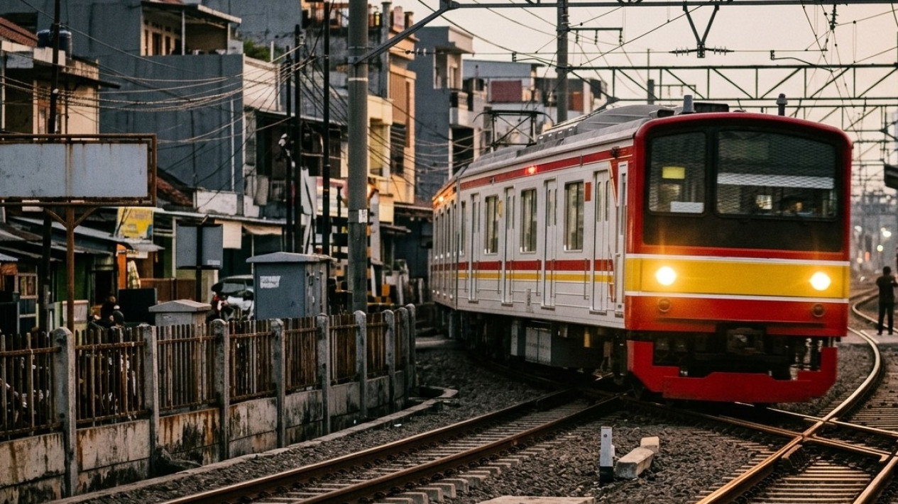 Lansia 80 Tahun Tewas Terserempet KRL di Tebet, Sempat Terlihat Berjalan di Pinggir Rel
            - galeri foto