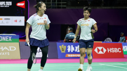 Hasil Kejuaraan Dunia BWF 2026: Menang Comeback atas Unggulan Ke-5, Ana/Trias Amankan Satu Tiket Perempat Final