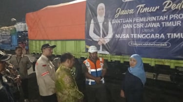 Pemprov Jatim Salurkan 64 Ton Bantuan Kemanusiaan untuk Korban Gempa NTT