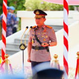 Kapolri Kobarkan Semangat Perjuangan Polri dalam Upacara Hari Juang Polri 2026 di Surabaya