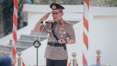 Kapolri Pimpin Upacara Hari Juang Polri 2026 di Surabaya
