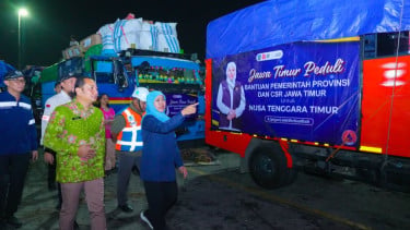 Gubernur Khofifah Kirim 64,4 Ton Bantuan untuk Korban Gempa NTT, Fokus Kebutuhan Logistik dan Obat-Obatan, Siapkan Tim Trauma Healing