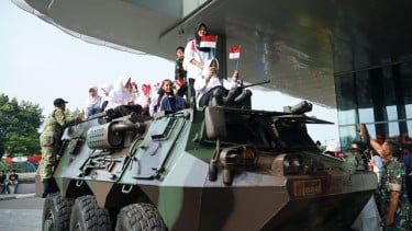 Gebyar Merdeka Nusantara, Panser ANOA Jadi Daya Tarik Pengunjung di Acara Korem 051/Wijayakarta